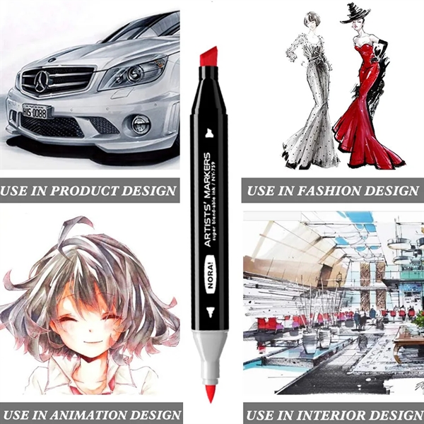 Dual Tip Art Markers Set - Dual Tip Art Markers Set - Image 1 of 2