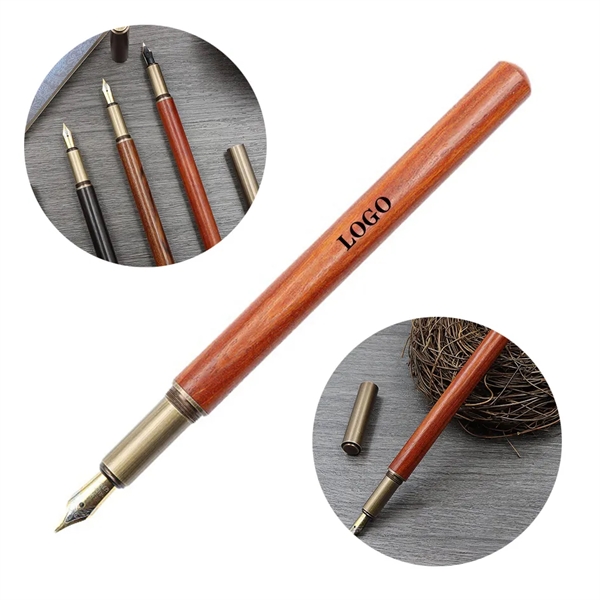 Vintage Brass Fountain Pen - Vintage Brass Fountain Pen - Image 0 of 3