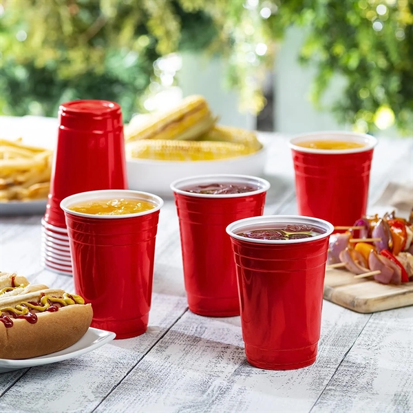 Disposable Party Plastic Cups - Disposable Party Plastic Cups - Image 3 of 4