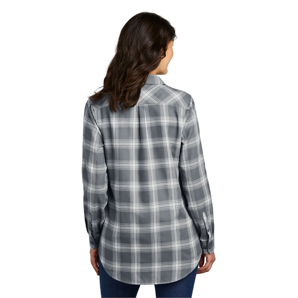 Port Authority Women's Plaid Flannel Tunic . - Port Authority Women's Plaid Flannel Tunic . - Image 29 of 32