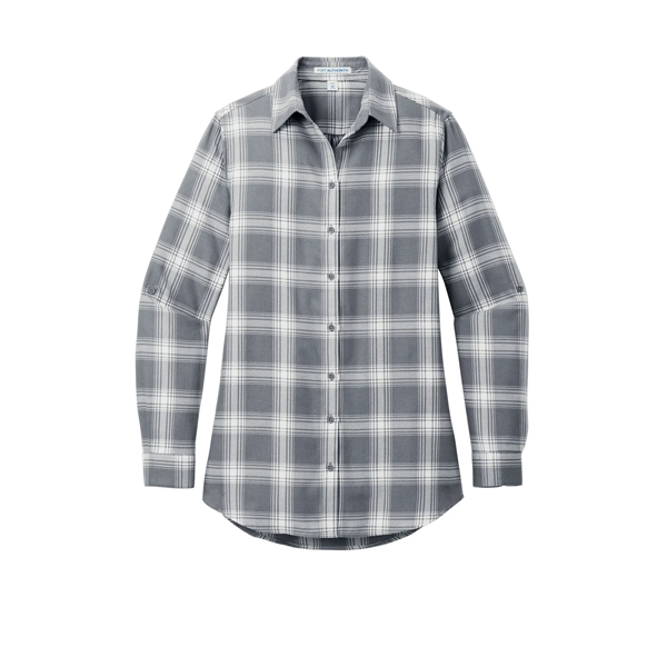 Port Authority Women's Plaid Flannel Tunic . - Port Authority Women's Plaid Flannel Tunic . - Image 31 of 32