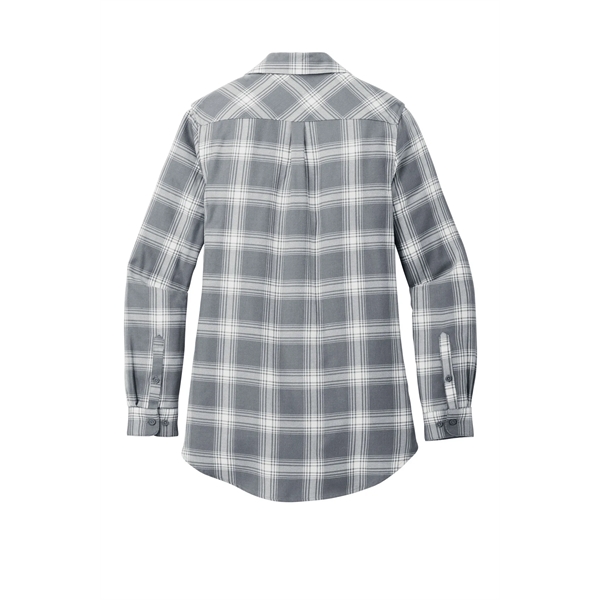 Port Authority Women's Plaid Flannel Tunic . - Port Authority Women's Plaid Flannel Tunic . - Image 32 of 32