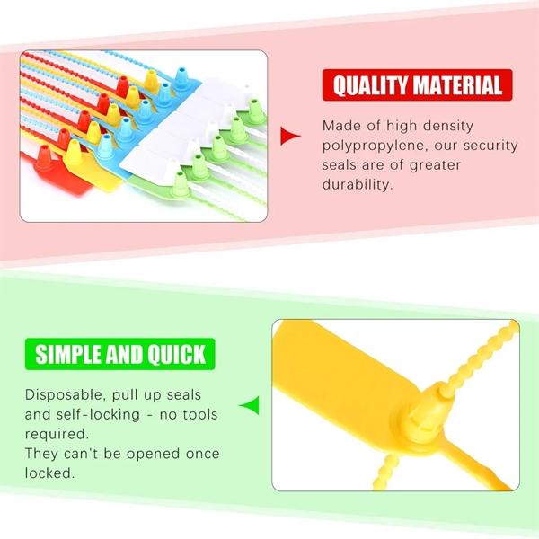 Plastic Tamper Seal Tags - Plastic Tamper Seal Tags - Image 4 of 17