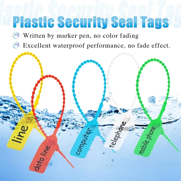 Plastic Tamper Seal Tags - Plastic Tamper Seal Tags - Image 10 of 17