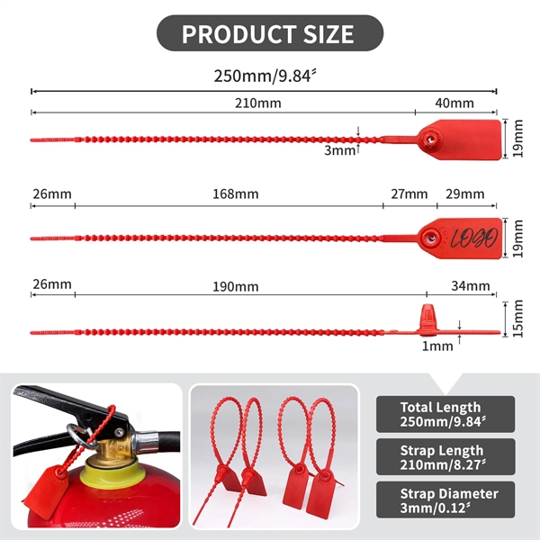 Plastic Tamper Seal Tags - Plastic Tamper Seal Tags - Image 12 of 17