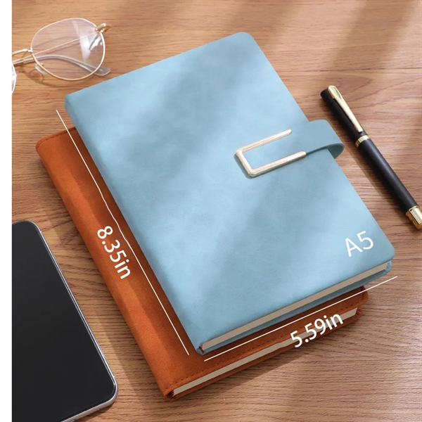 A5 Soft Leather Thickened Business Notebook - A5 Soft Leather Thickened Business Notebook - Image 3 of 4