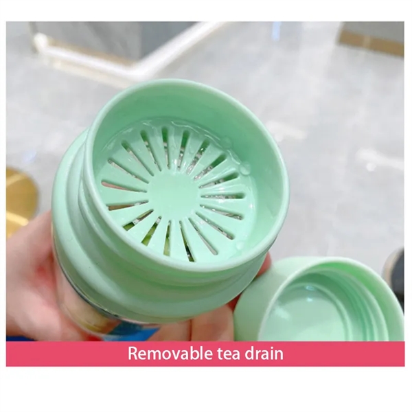 20Oz Fortable Sport Water Bottle With Scale - 20Oz Fortable Sport Water Bottle With Scale - Image 2 of 4