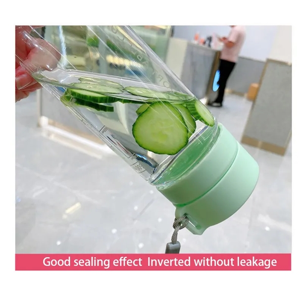 20Oz Fortable Sport Water Bottle With Scale - 20Oz Fortable Sport Water Bottle With Scale - Image 3 of 4