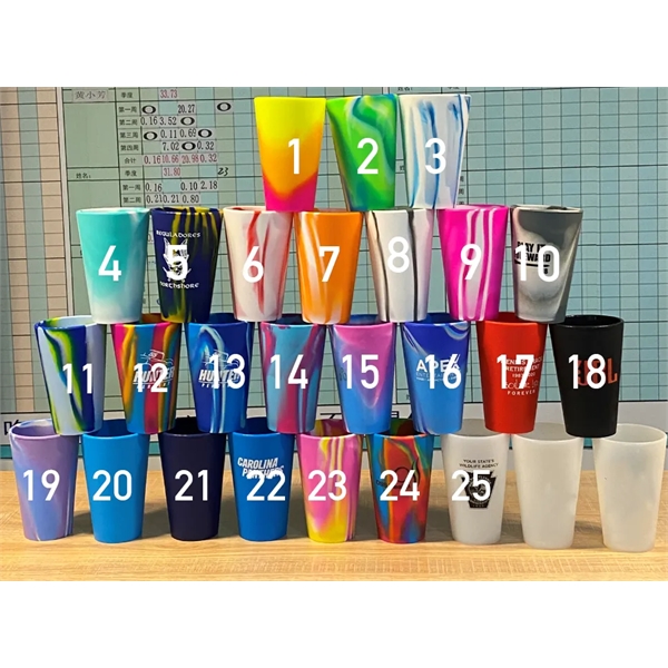 16 oz Food-grade Silicone Cup Pint Glass Drinkware - 16 oz Food-grade Silicone Cup Pint Glass Drinkware - Image 3 of 3