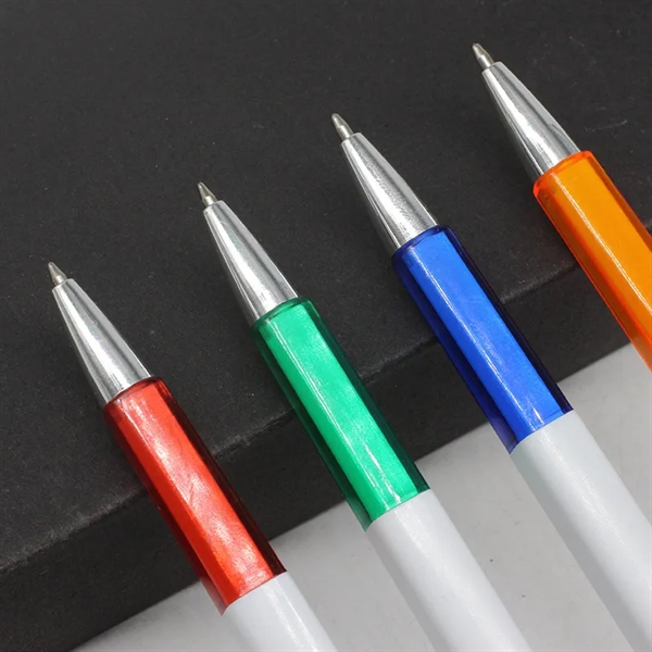 Promotional Plastic Retractable Ballpoint Pen - Promotional Plastic Retractable Ballpoint Pen - Image 3 of 3