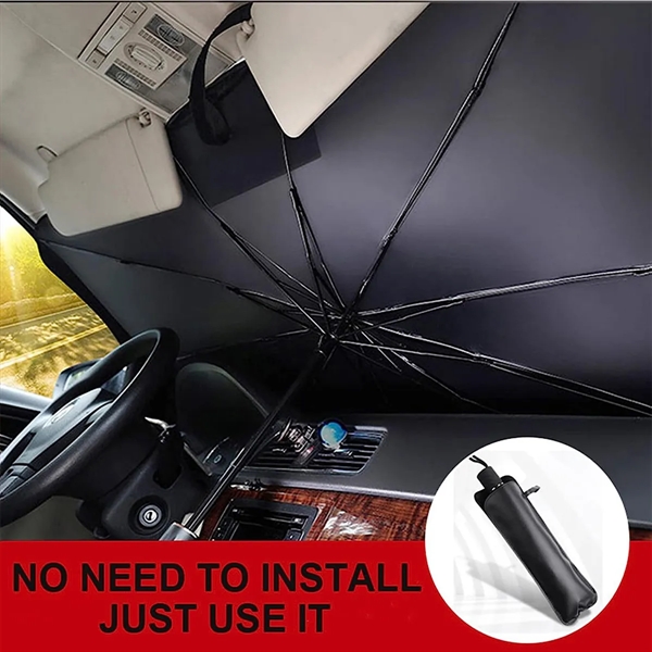 Foldable Car Umbrella Sunshade Cover - Foldable Car Umbrella Sunshade Cover - Image 2 of 3