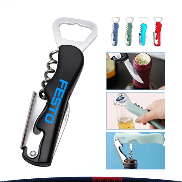 Multifunctional Foldable Bottle Opener - Multifunctional Foldable Bottle Opener - Image 0 of 5