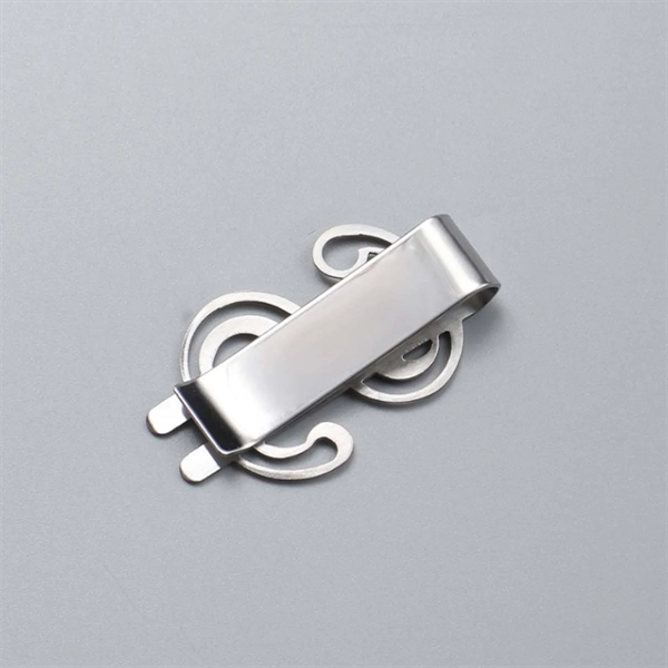 Vintage Metal Money Clip - Vintage Metal Money Clip - Image 6 of 7