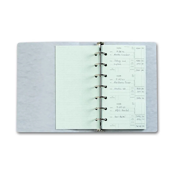 Check Stub Holder, 3 on a Page - Check Stub Holder, 3 on a Page - Image 1 of 1