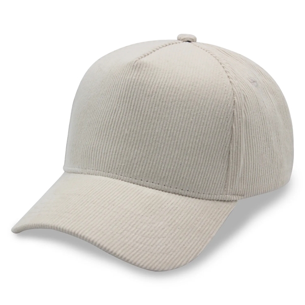 5 Panel Corduroy twotone Snapback Cap - 5 Panel Corduroy twotone Snapback Cap - Image 19 of 23