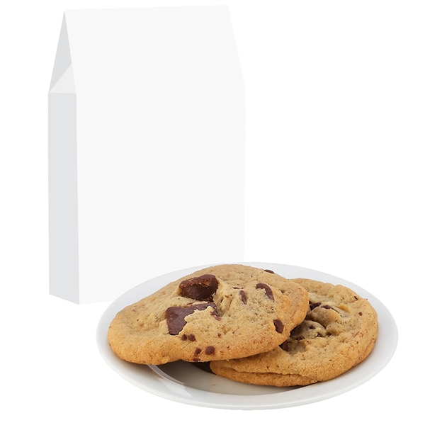 Milk Carton Inspired Box w/ 2 Chocolate Chip Gourmet Cookies - Milk Carton Inspired Box w/ 2 Chocolate Chip Gourmet Cookies - Image 1 of 1