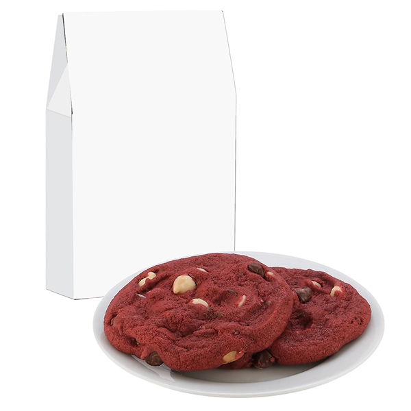 Milk Carton Inspired Box w/ 2 Red Velvet Gourmet Cookies - Milk Carton Inspired Box w/ 2 Red Velvet Gourmet Cookies - Image 1 of 1
