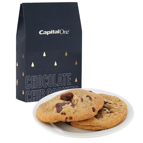 Milk Carton Inspired Box w/ 2 Chocolate Chip Gourmet Cookies - Milk Carton Inspired Box w/ 2 Chocolate Chip Gourmet Cookies - Image 0 of 1