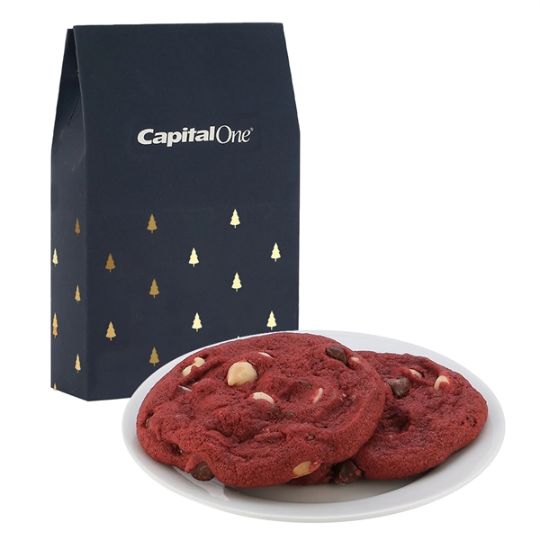 Milk Carton Inspired Box w/ 2 Red Velvet Gourmet Cookies - Milk Carton Inspired Box w/ 2 Red Velvet Gourmet Cookies - Image 0 of 1
