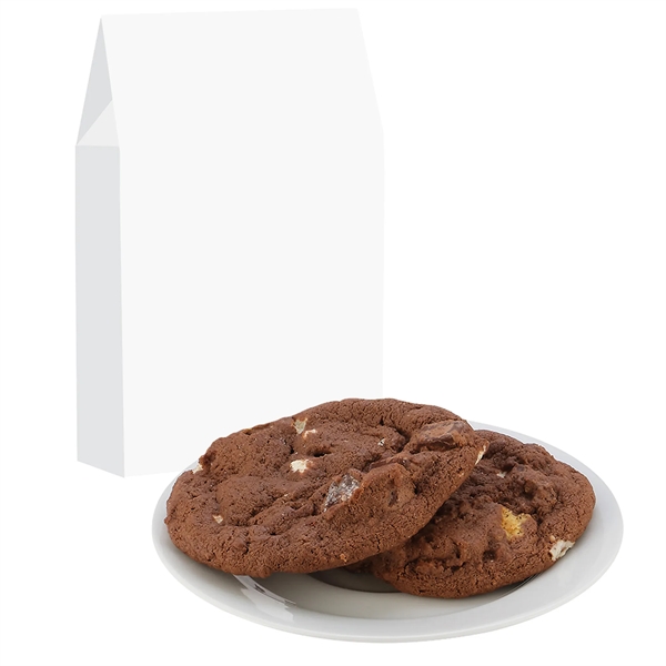 Milk Carton Inspired Box w/ 2 S'mores Gourmet Cookie - Milk Carton Inspired Box w/ 2 S'mores Gourmet Cookie - Image 1 of 1