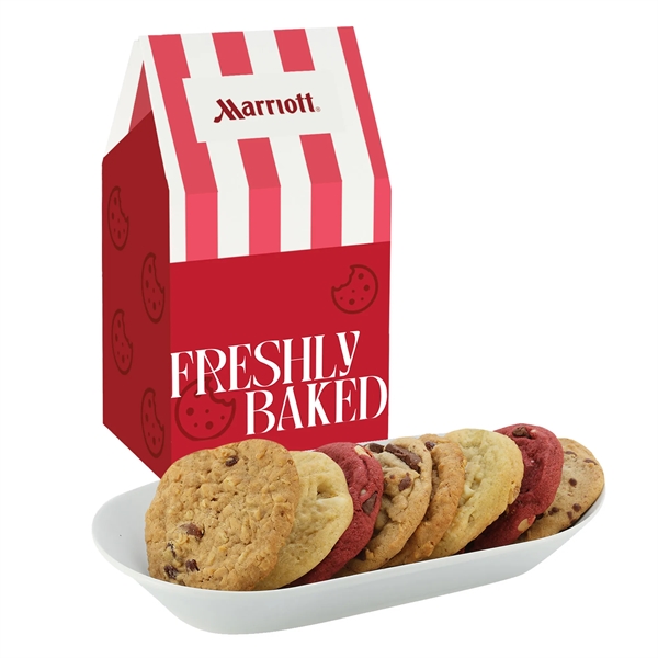 Milk Carton Inspired Box w/ 8 Gourmet Cookies - Milk Carton Inspired Box w/ 8 Gourmet Cookies - Image 0 of 1