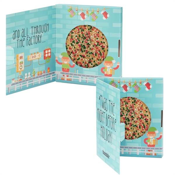 Storybook Box with Gourmet Cookie (Sugar Cookie with Holiday - Storybook Box with Gourmet Cookie (Sugar Cookie with Holiday - Image 0 of 1