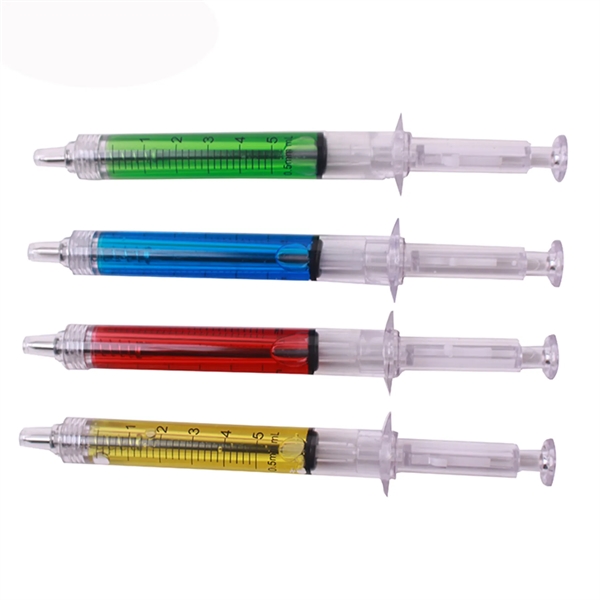 Custom Novelty Syringe Ballpoint Pen - Custom Novelty Syringe Ballpoint Pen - Image 1 of 6