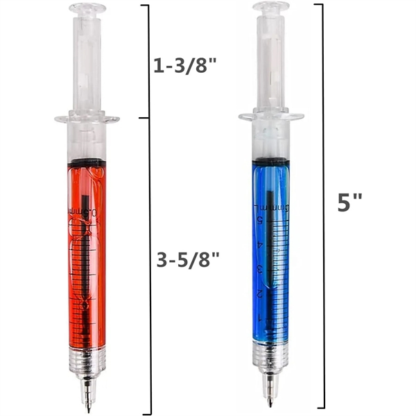 Custom Novelty Syringe Ballpoint Pen - Custom Novelty Syringe Ballpoint Pen - Image 2 of 6