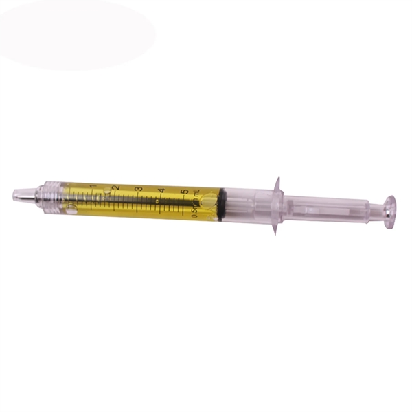 Custom Novelty Syringe Ballpoint Pen - Custom Novelty Syringe Ballpoint Pen - Image 4 of 6