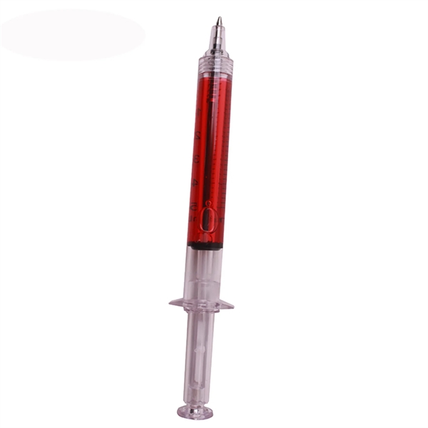 Custom Novelty Syringe Ballpoint Pen - Custom Novelty Syringe Ballpoint Pen - Image 5 of 6