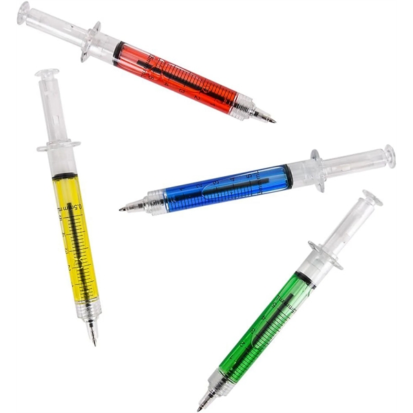 Custom Novelty Syringe Ballpoint Pen - Custom Novelty Syringe Ballpoint Pen - Image 6 of 6