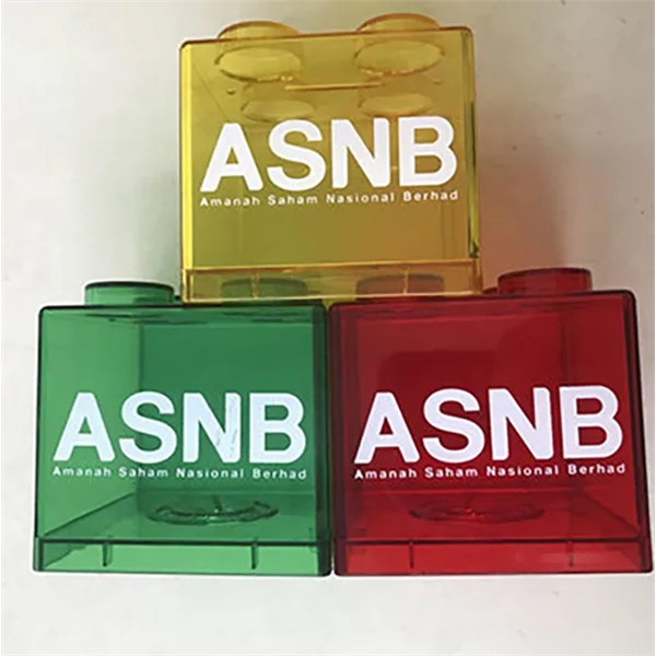 Clear Transparent Plastic Coin Banks - Clear Transparent Plastic Coin Banks - Image 9 of 10