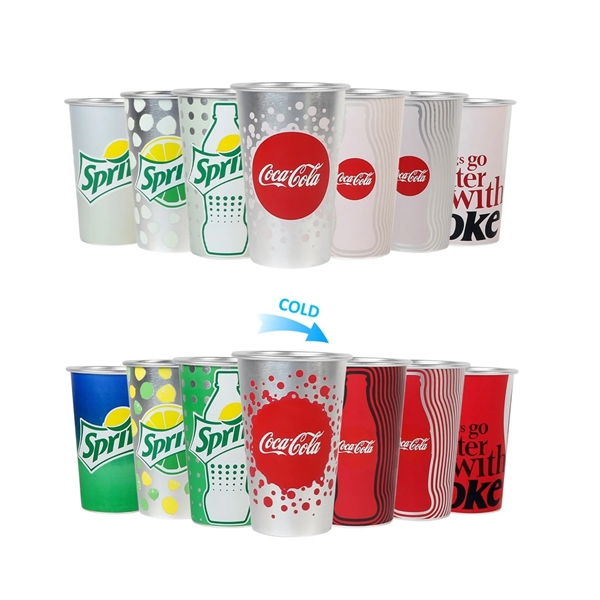 15Oz Cool Color Changing Cup Food-Grade Aluminum Tumbler - 15Oz Cool Color Changing Cup Food-Grade Aluminum Tumbler - Image 0 of 5