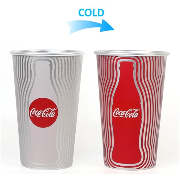 15Oz Cool Color Changing Cup Food-Grade Aluminum Tumbler - 15Oz Cool Color Changing Cup Food-Grade Aluminum Tumbler - Image 2 of 5