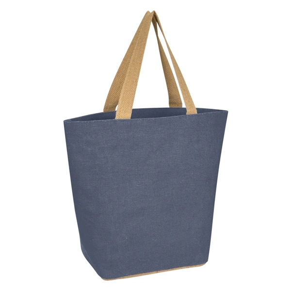 Marketplace Jute Tote Bag - Marketplace Jute Tote Bag - Image 19 of 21