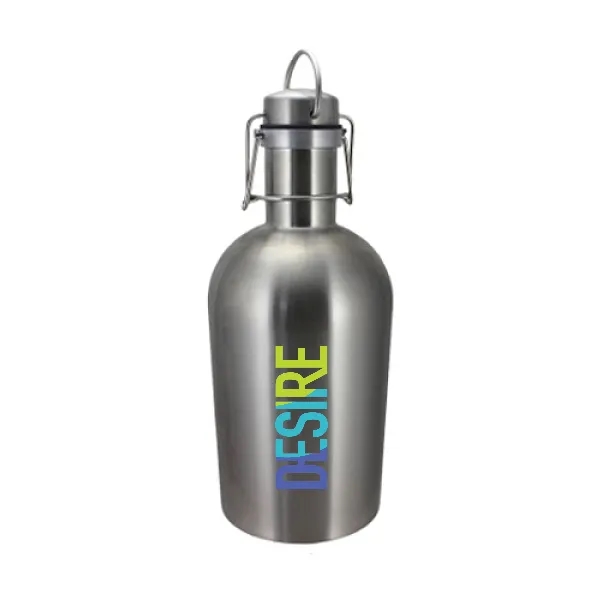 64 oz Stainless Steel Craft Beer Growler - 64 oz Stainless Steel Craft Beer Growler - Image 0 of 2