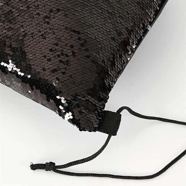 Cool Sequin Drawstring Bag - Cool Sequin Drawstring Bag - Image 2 of 4