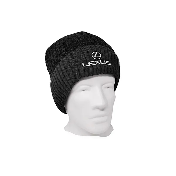 Sherpa Lined Beanie with Direct Embroidery - Sherpa Lined Beanie with Direct Embroidery - Image 1 of 2