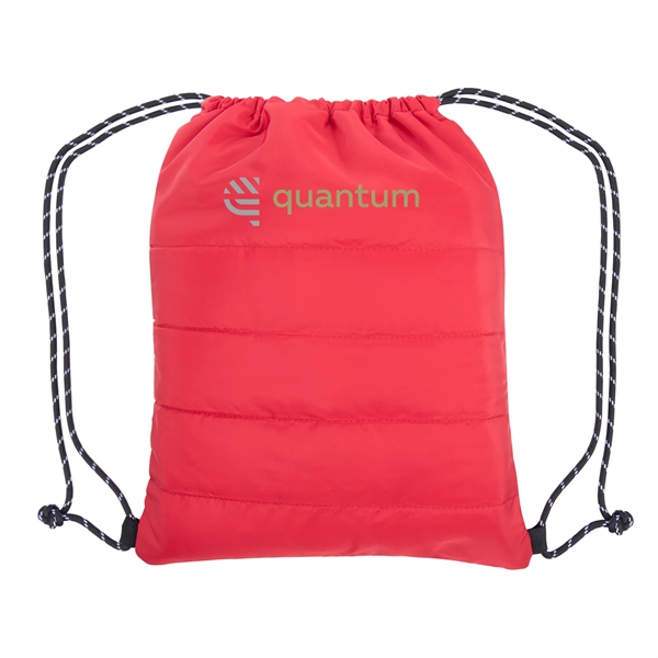 Puffy Quilted Drawstring Bag - Puffy Quilted Drawstring Bag - Image 8 of 8