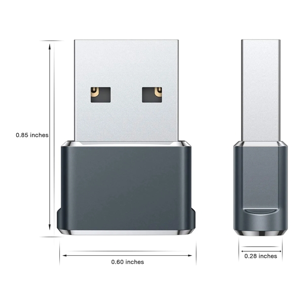 USB C Female to A Male Charger Type C Converter - USB C Female to A Male Charger Type C Converter - Image 1 of 6