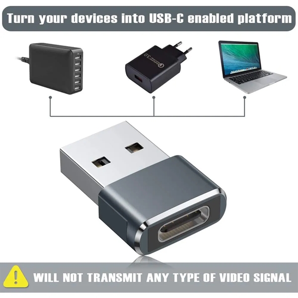 USB C Female to A Male Charger Type C Converter - USB C Female to A Male Charger Type C Converter - Image 5 of 6