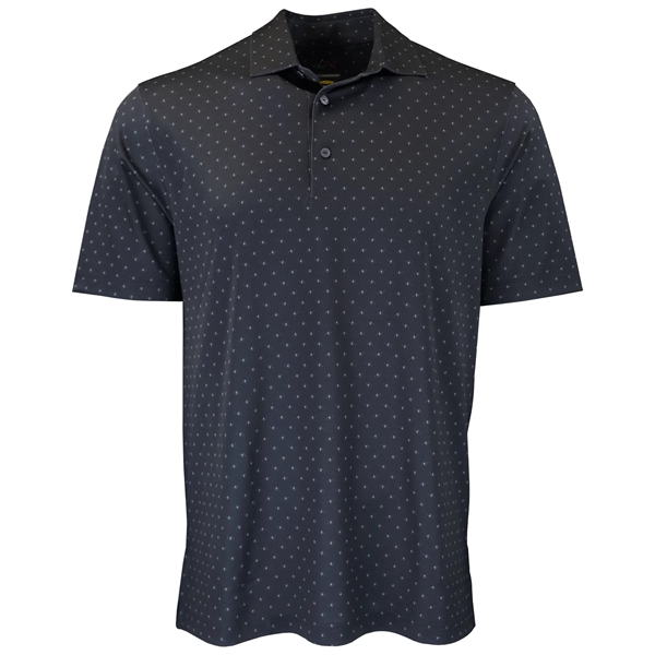 Greg Norman Micro Pique Spinner Print Polo - Greg Norman Micro Pique Spinner Print Polo - Image 0 of 3