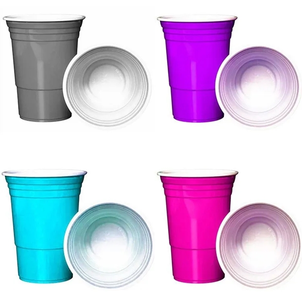 16 Oz. Disposable  Double Wall Tailgate Party Cup - 16 Oz. Disposable  Double Wall Tailgate Party Cup - Image 7 of 7