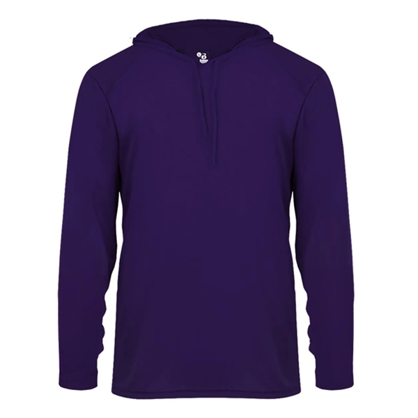 Badger B-Core Hooded Long Sleeve T-Shirt - Badger B-Core Hooded Long Sleeve T-Shirt - Image 23 of 34