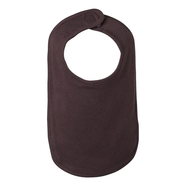 BELLA + CANVAS Infant Baby Rib Reversible Bib - BELLA + CANVAS Infant Baby Rib Reversible Bib - Image 1 of 3