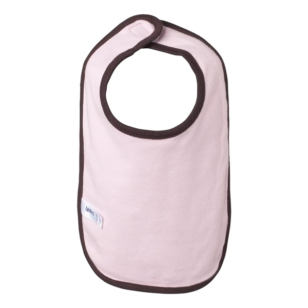 BELLA + CANVAS Infant Baby Rib Reversible Bib - BELLA + CANVAS Infant Baby Rib Reversible Bib - Image 3 of 3
