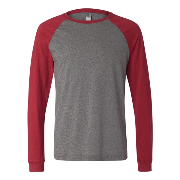 BELLA + CANVAS Long Sleeve Jersey Baseball Tee - BELLA + CANVAS Long Sleeve Jersey Baseball Tee - Image 7 of 27