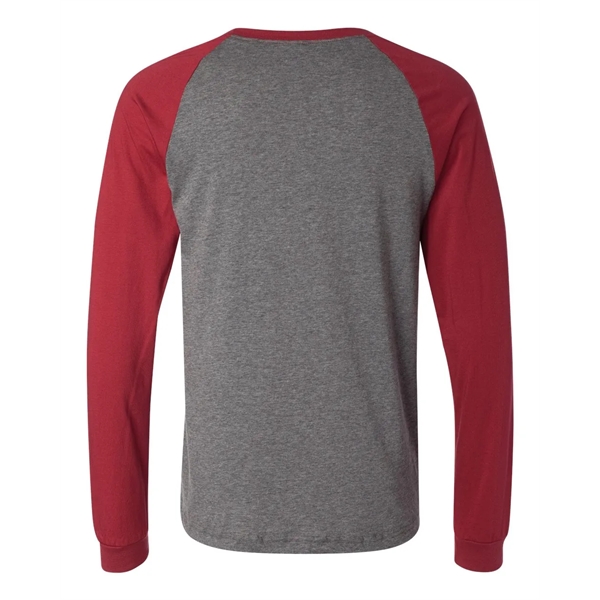 BELLA + CANVAS Long Sleeve Jersey Baseball Tee - BELLA + CANVAS Long Sleeve Jersey Baseball Tee - Image 9 of 27