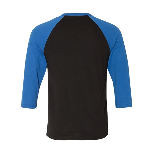 BELLA + CANVAS Three-Quarter Sleeve Baseball Tee - BELLA + CANVAS Three-Quarter Sleeve Baseball Tee - Image 14 of 93