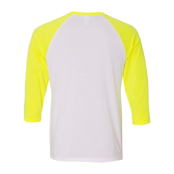 BELLA + CANVAS Three-Quarter Sleeve Baseball Tee - BELLA + CANVAS Three-Quarter Sleeve Baseball Tee - Image 85 of 93